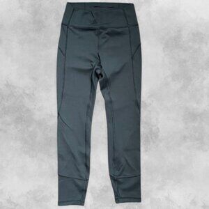 Lululemon Wunder Train Stretchable Fabric High-Rise Leggings Black Women's Small